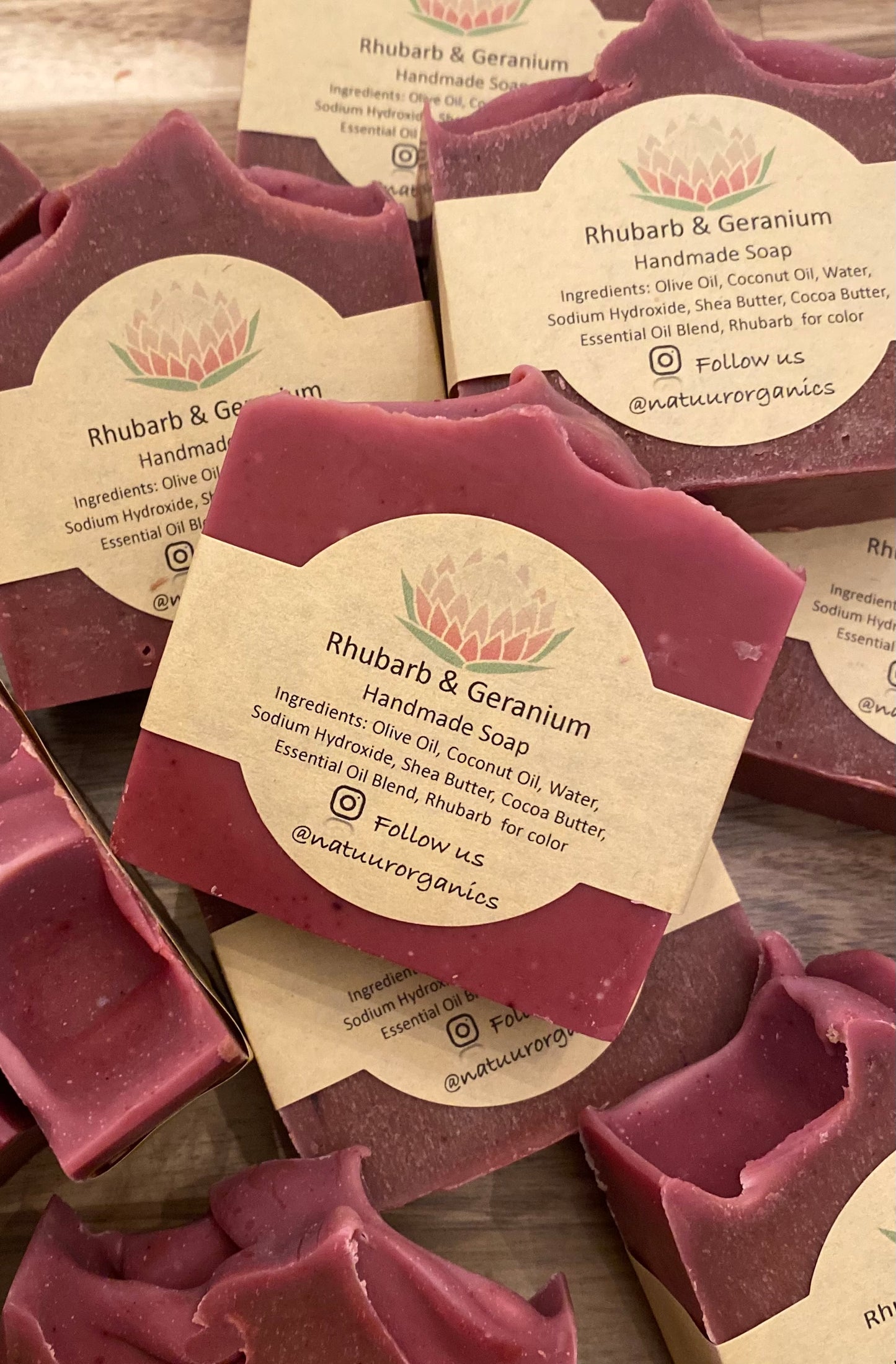 Rhubarb & Geranium Soap